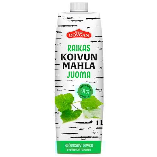 18061000 Mintunmakuinen koivunmahlajuoma 1L