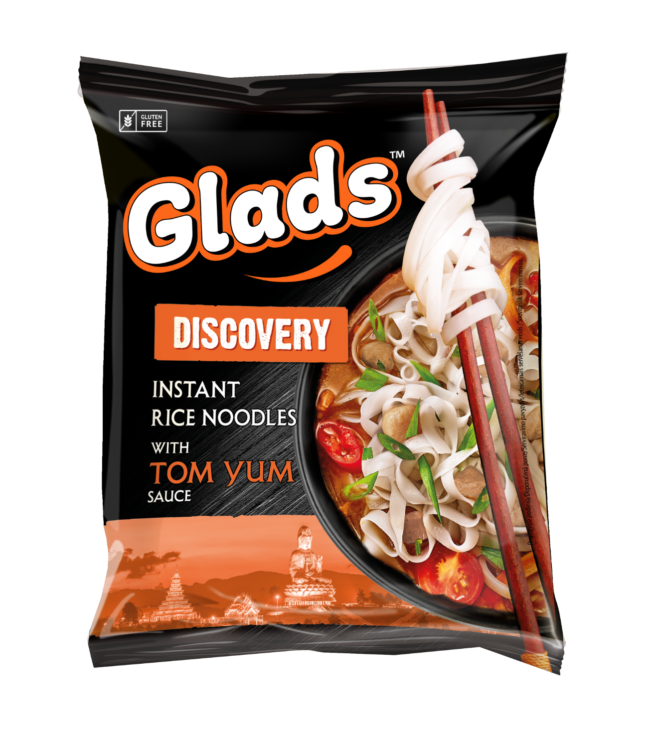 482162 Glads Discovery Riisinuudeli Tom Yum kastikkeella 65 g