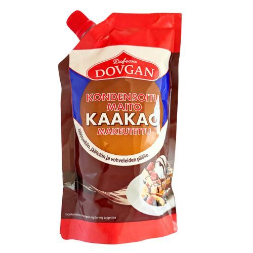 26250300 Dovgan Kondensoitu maito kaakaolla, makeutettu 300 g  232 ml (1)